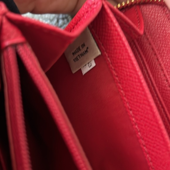 Red Coach Wallet - Picture 5 of 5